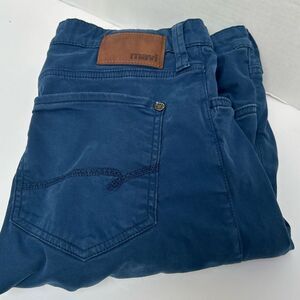 Mavi‎ Jeans Zach Straight Leg Blue Twill Pants size 35x33